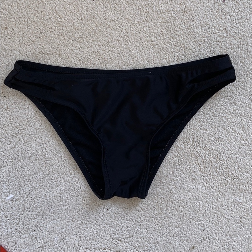 Black swimsuit bottoms